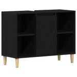 Casa si Gradina - Mobilier - Mobilier baie - Comode baie - Dulap chiuveta, stejar negru, 80x33x60 cm, lemn stratificat - Infinity.ro