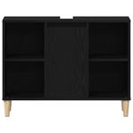 Casa si Gradina - Mobilier - Mobilier baie - Comode baie - Dulap chiuveta, stejar negru, 80x33x60 cm, lemn stratificat - Infinity.ro