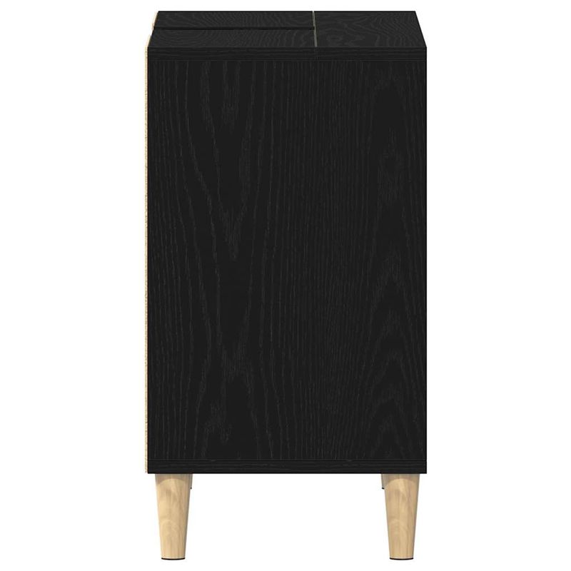 Casa si Gradina - Mobilier - Mobilier baie - Comode baie - Dulap chiuveta, stejar negru, 80x33x60 cm, lemn stratificat - Infinity.ro