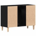 Casa si Gradina - Mobilier - Mobilier baie - Comode baie - Dulap chiuveta, stejar negru, 80x33x60 cm, lemn stratificat - Infinity.ro