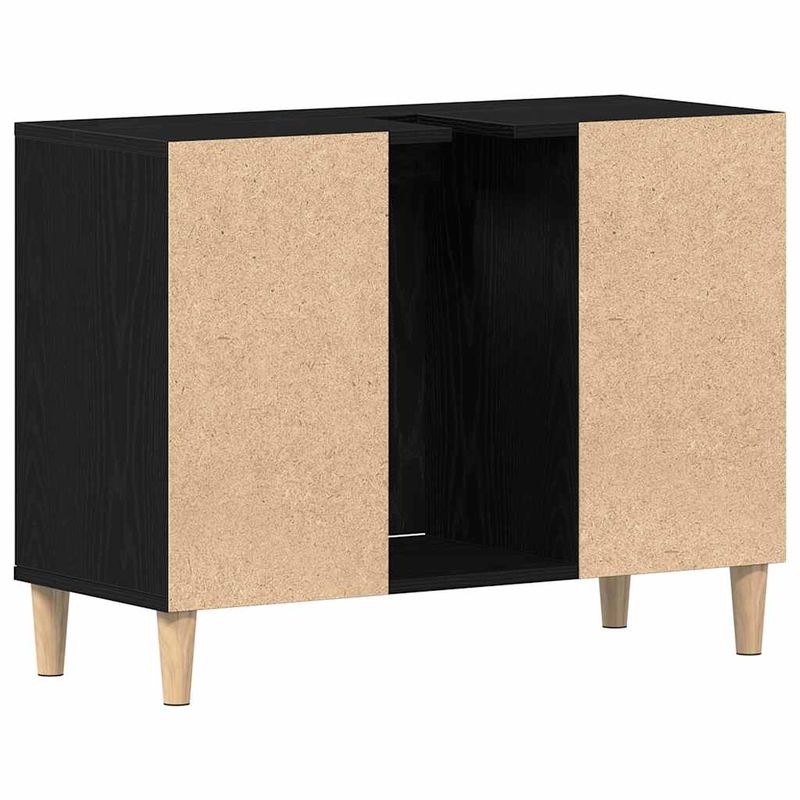 Casa si Gradina - Mobilier - Mobilier baie - Comode baie - Dulap chiuveta, stejar negru, 80x33x60 cm, lemn stratificat - Infinity.ro
