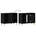 Casa si Gradina - Mobilier - Mobilier baie - Comode baie - Dulap chiuveta, stejar negru, 80x33x60 cm, lemn stratificat - Infinity.ro
