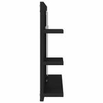 Casa si Gradina - Mobilier - Mobilier baie - Corpuri baie - Dulap cu oglinda pentru baie, stejar negru, 90x11x45 cm, lemn stratificat - Infinity.ro