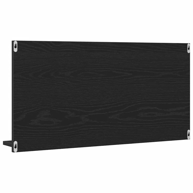 Casa si Gradina - Mobilier - Mobilier baie - Corpuri baie - Dulap cu oglinda pentru baie, stejar negru, 90x11x45 cm, lemn stratificat - Infinity.ro