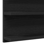 Casa si Gradina - Mobilier - Mobilier baie - Corpuri baie - Dulap cu oglinda pentru baie, stejar negru, 90x11x45 cm, lemn stratificat - Infinity.ro