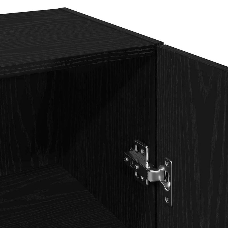 Casa si Gradina - Mobilier - Comode si corpuri - Comode - Dulap de perete, stejar negru, 34,5x34x90 cm, lemn stratificat - Infinity.ro