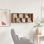 Casa si Gradina - Mobilier - Biblioteci si rafturi - Rafturi - Raft de perete din lemn vechi 36x16x90 cm, lemn stratificat - Infinity.ro