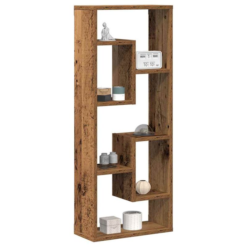 Casa si Gradina - Mobilier - Biblioteci si rafturi - Rafturi - Raft de perete din lemn vechi 36x16x90 cm, lemn stratificat - Infinity.ro