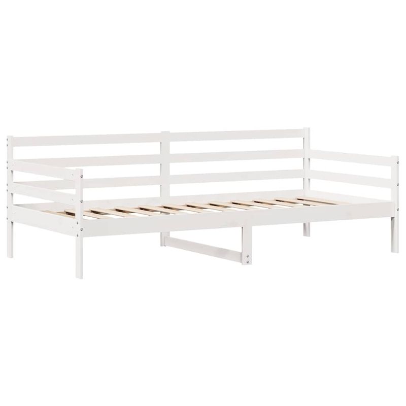 Casa si Gradina - Mobilier - Paturi si accesorii - Paturi - Pat de zi cu sertare, alb, 90x190 cm, lemn masiv pin - Infinity.ro