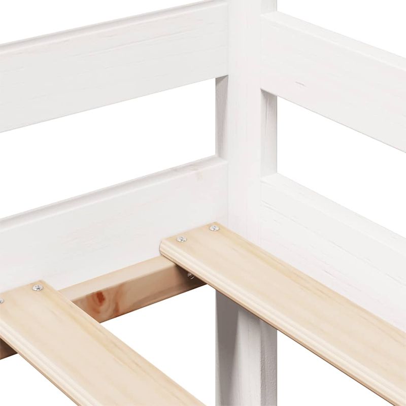 Casa si Gradina - Mobilier - Paturi si accesorii - Paturi - Pat de zi cu sertare, alb, 90x190 cm, lemn masiv pin - Infinity.ro