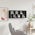Casa si Gradina - Mobilier - Biblioteci si rafturi - Rafturi - Raft de perete, stejar negru, 36x16x90 cm, lemn stratificat - Infinity.ro