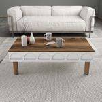 Casa si Gradina - Mobilier - Mese si birouri - Masute de cafea - Masuta de cafea, Hanah Home, pal melaminat, alb, 180x35.6x60 cm - Infinity.ro