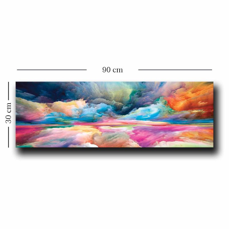 Casa si Gradina - Decoratiuni - Tablouri - Tablou decorativ, Wallxpert, panza, multicolor, 30x90 cm, 122RMF1191 - Infinity.ro