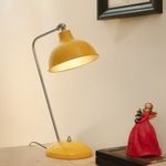 Casa si Gradina - Corpuri si surse de iluminat - Veioze si lampi - Veioze - Veioza, Opviq, metal, mustar, inaltime 40 cm - Infinity.ro