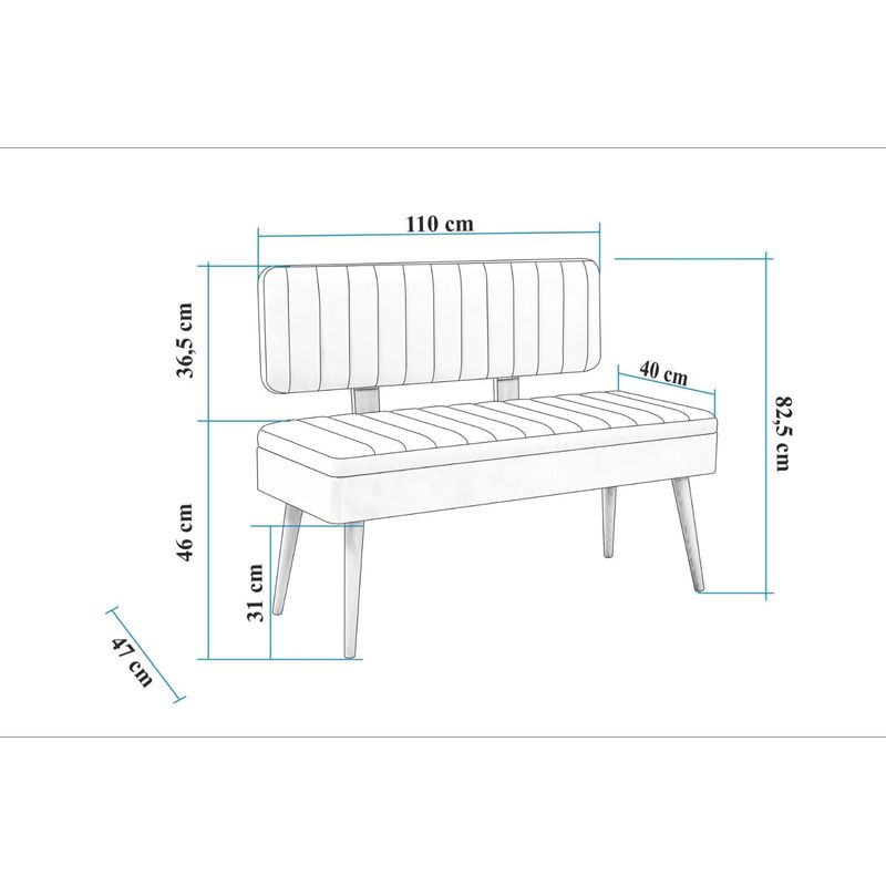 Casa si Gradina - Mobilier - Canapele si coltare - Banchete - Bancuta, Hanah Home, pal melaminat, alb si piatra, 110x85x46 cm - Infinity.ro
