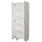 Casa si Gradina - Mobilier - Mobilier baie - Corpuri baie - Dulap baie, Hanah Home, pal melaminat, alb, 59.4x31.5x161.5 cm - Infinity.ro