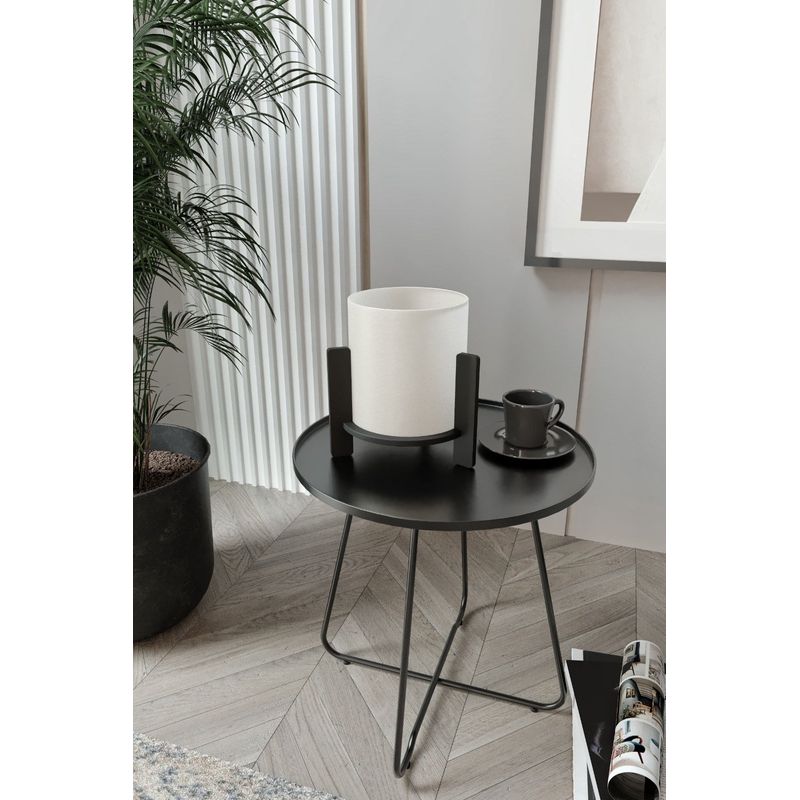 Casa si Gradina - Corpuri si surse de iluminat - Veioze si lampi - Veioze - Veioza, Opviq, mdf, negru, 20 cm - Infinity.ro
