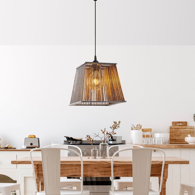 Casa si Gradina - Corpuri si surse de iluminat - Lustre si pendule - Candelabru, Opviq, lemn, antichizat, 21x21x60 cm - Infinity.ro