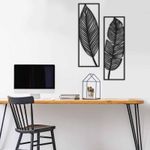Casa si Gradina - Decoratiuni - Decoratiuni perete - Accesoriu decorativ de perete, Wallxpert, metal, negru, 49x73 cm - Infinity.ro