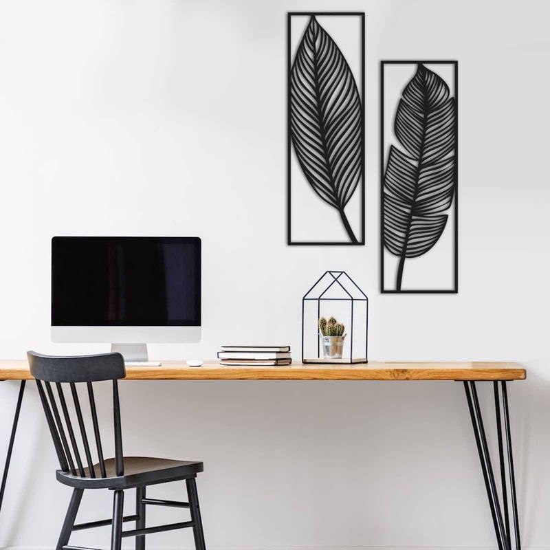 Casa si Gradina - Decoratiuni - Decoratiuni perete - Accesoriu decorativ de perete, Wallxpert, metal, negru, 49x73 cm - Infinity.ro