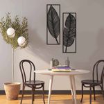 Casa si Gradina - Decoratiuni - Decoratiuni perete - Accesoriu decorativ de perete, Wallxpert, metal, negru, 49x73 cm - Infinity.ro