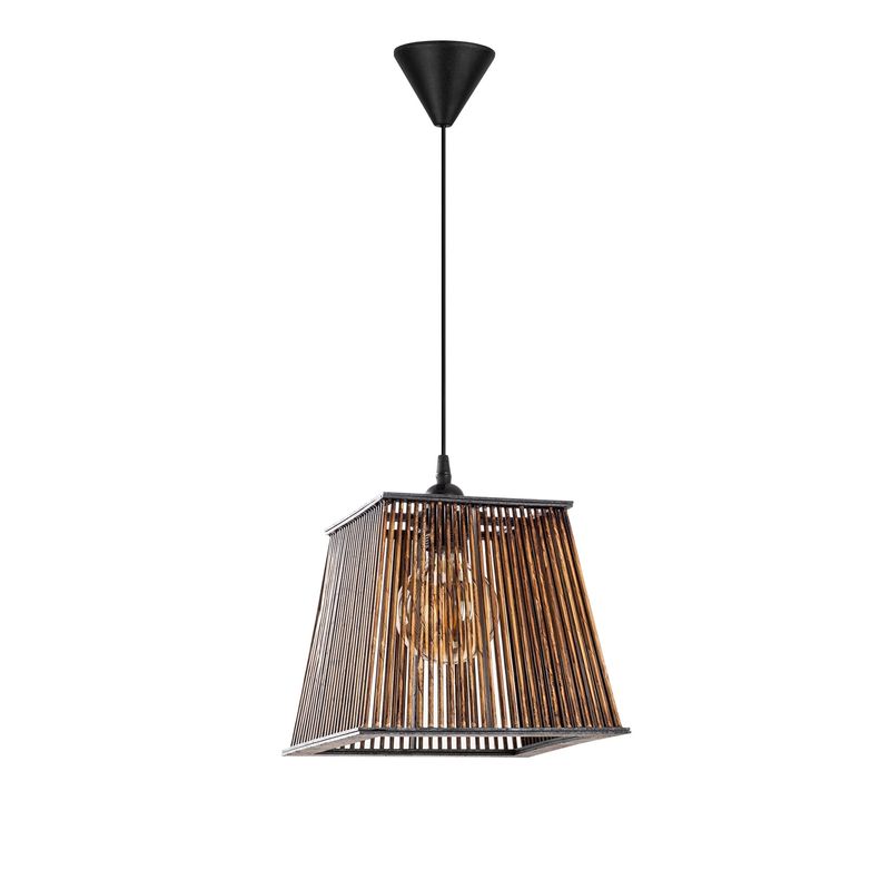 Casa si Gradina - Corpuri si surse de iluminat - Lustre si pendule - Candelabru, Opviq, lemn, antichizat, 21x21x60 cm - Infinity.ro