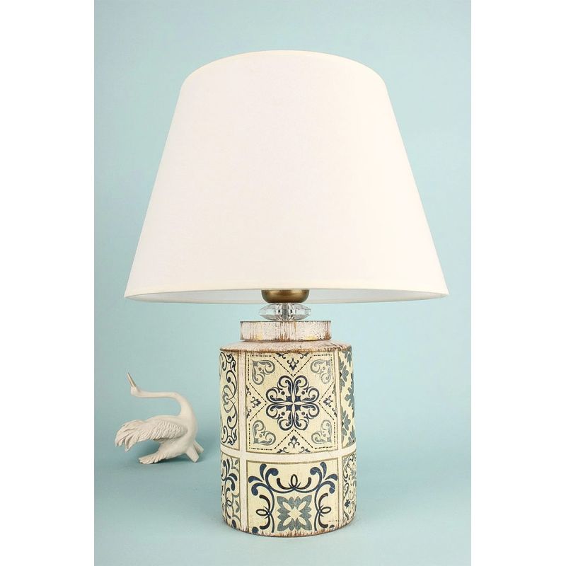 Casa si Gradina - Corpuri si surse de iluminat - Veioze si lampi - Veioze - Veioza, Opviq, ceramica, alb, 40x30x30 cm, 687HMY2384 - Infinity.ro