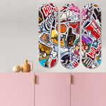 Casa si Gradina - Decoratiuni - Tablouri - Tablou decorativ, Wallxpert, mdf, multicolor, 70x70 cm, set 3 piese, 715MRY1122 - Infinity.ro