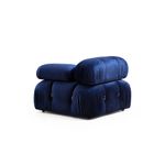Casa si Gradina - Mobilier - Canapele si coltare - Coltare - Coltar, Hanah Home, catifea, albastru, 288x190x95 cm - Infinity.ro
