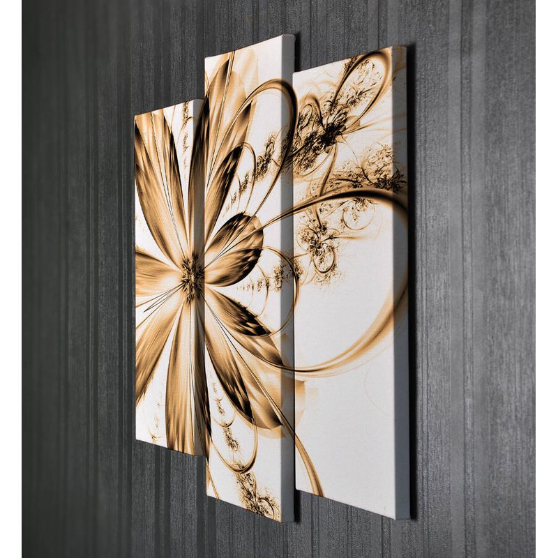 Casa si Gradina - Decoratiuni - Tablouri - Tablou decorativ, Wallxpert, panza, multicolor, 66x45 cm, set 3 piese, 257MJS3283 - Infinity.ro
