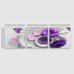 Casa si Gradina - Decoratiuni - Tablouri - Tablou decorativ, Wallxpert, panza, multicolor, 3 piese, 30x30 cm, 564RMY1331 - Infinity.ro