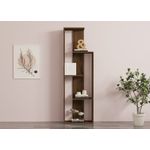 Casa si Gradina - Mobilier - Biblioteci si rafturi - Biblioteci - Biblioteca, Hanah Home, pal melaminat, nuc, 50x19,6x160 cm - Infinity.ro