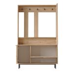 Casa si Gradina - Mobilier - Organizare si depozitare - Cuiere - Cuier, Hanah Home, pal melaminat, nuc, 102.2x35.5x178.2 cm - Infinity.ro