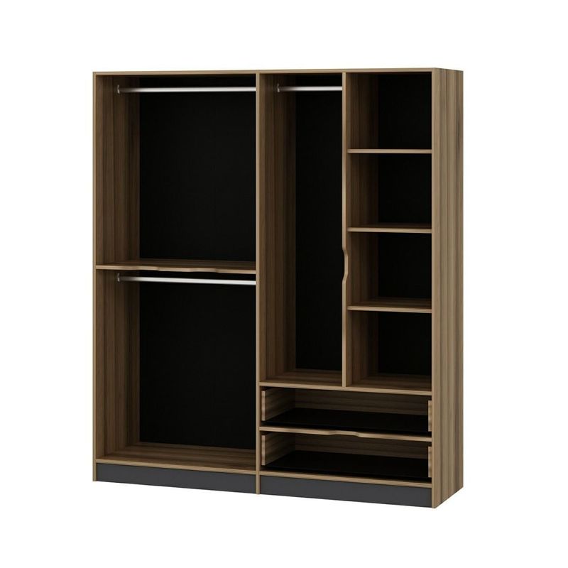 Casa si Gradina - Mobilier - Dulapuri si sifoniere - Dulapuri - Dulap, Hanah Home, pal melaminat, dore, 185x52x208 cm - Infinity.ro
