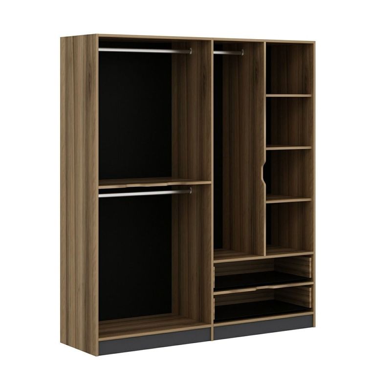 Casa si Gradina - Mobilier - Dulapuri si sifoniere - Dulapuri - Dulap, Hanah Home, pal melaminat, dore, 185x52x208 cm - Infinity.ro