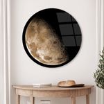 Casa si Gradina - Decoratiuni - Tablouri - Tablou decorativ, Wallxpert, sticla calita, multicolor, diametru 60 cm, 123BZM2621 - Infinity.ro