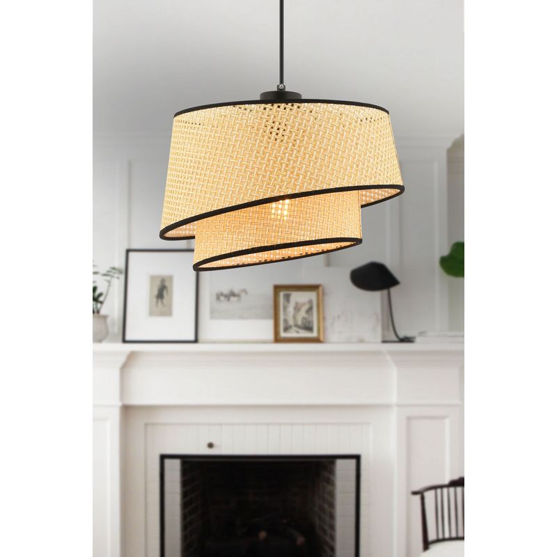 Casa si Gradina - Corpuri si surse de iluminat - Lustre si pendule - Candelabru, Opviq, metal, camel, negru, 32x32x65 cm - Infinity.ro