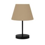 Casa si Gradina - Corpuri si surse de iluminat - Veioze si lampi - Veioze - Veioza, Opviq, metal, bej si negru, 36 cm - Infinity.ro