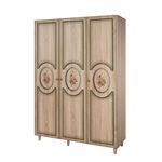 Casa si Gradina - Mobilier - Dulapuri si sifoniere - Sifoniere - Sifonier, Hanah Home, pal melaminat, stejar sonoma, 135x52x192 cm, 863SPH4215 - Infinity.ro