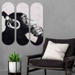 Casa si Gradina - Decoratiuni - Tablouri - Tablou decorativ, Wallxpert, mdf, multicolor, 70x70 cm, set 3 piese, 715MRY1117 - Infinity.ro
