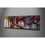 Casa si Gradina - Decoratiuni - Tablouri - Tablou decorativ, Wallxpert, panza, multicolor, 30x80 cm, rama lemn, 257MJS1443 - Infinity.ro