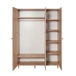 Casa si Gradina - Mobilier - Dulapuri si sifoniere - Sifoniere - Sifonier, Hanah Home, pal melaminat, stejar sonoma, 135x52x192 cm, 863SPH4215 - Infinity.ro