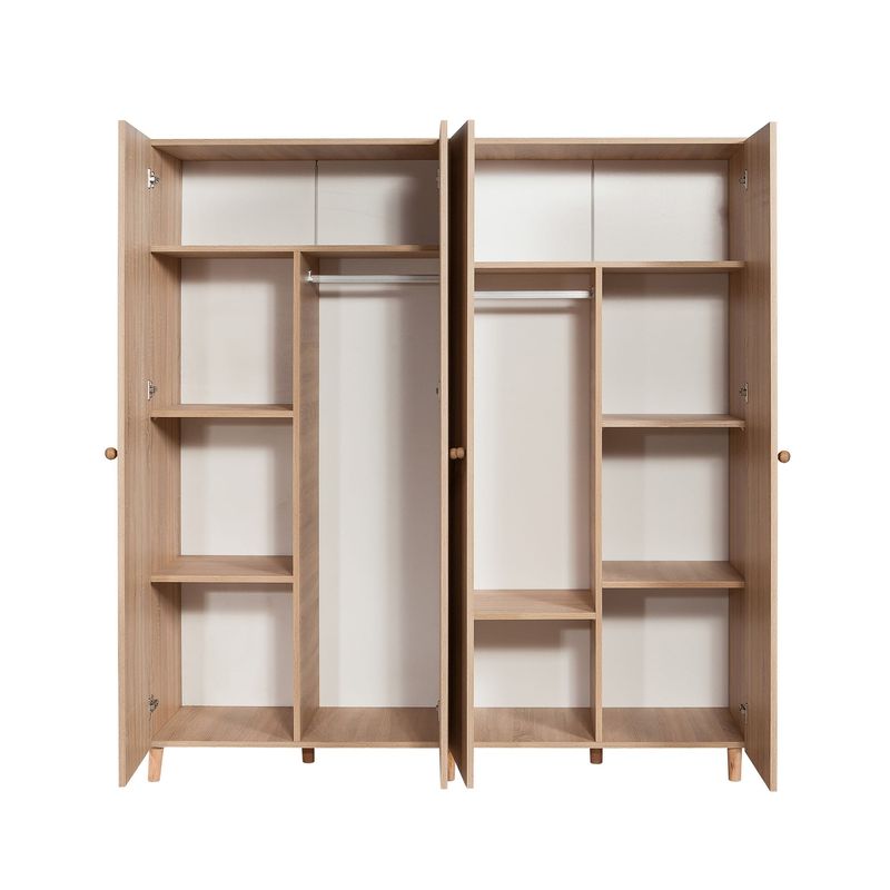 Casa si Gradina - Mobilier - Dulapuri si sifoniere - Sifoniere - Sifonier, Hanah Home, pal melaminat, sonoma, 180x52x192 cm, 869VEL8701 - Infinity.ro