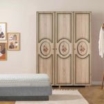 Casa si Gradina - Mobilier - Dulapuri si sifoniere - Sifoniere - Sifonier, Hanah Home, pal melaminat, stejar sonoma, 135x52x192 cm, 863SPH4215 - Infinity.ro