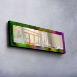 Casa si Gradina - Decoratiuni - Oglinzi - Oglinda decorativa, Wallxpert, lemn de pin, multicolor, 40x120 cm, 755MER1104 - Infinity.ro