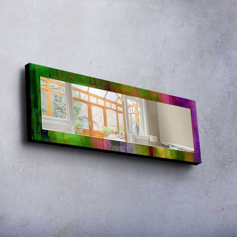 Casa si Gradina - Decoratiuni - Oglinzi - Oglinda decorativa, Wallxpert, lemn de pin, multicolor, 40x120 cm, 755MER1104 - Infinity.ro