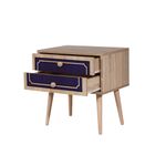 Casa si Gradina - Mobilier - Comode si corpuri - Noptiere - Noptiera, Hanah Home, pal melaminat, stejar sonoma, 60x40x61 cm, 869VEL3515 - Infinity.ro