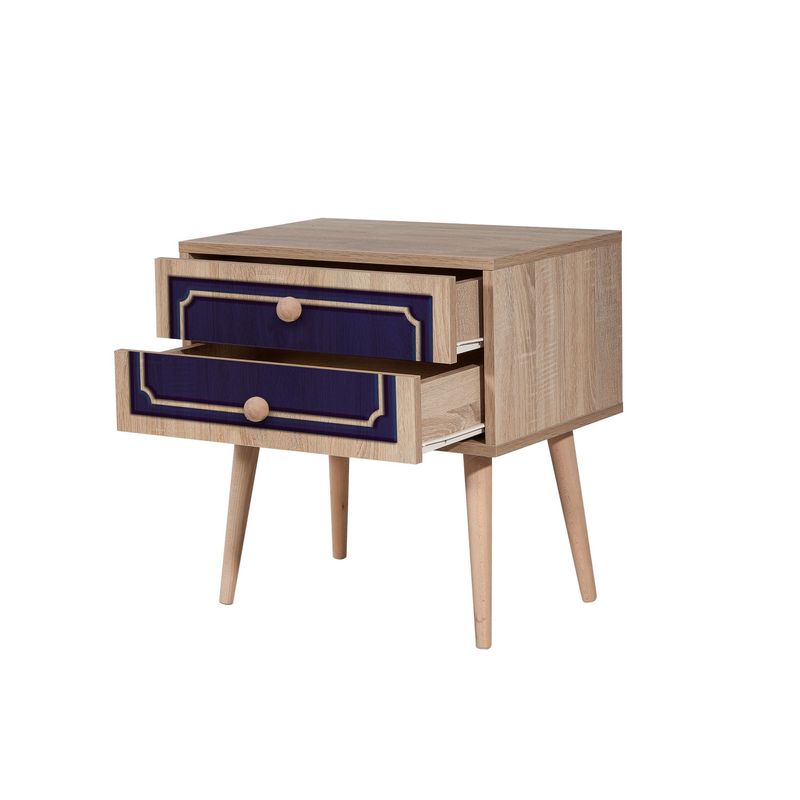 Casa si Gradina - Mobilier - Comode si corpuri - Noptiere - Noptiera, Hanah Home, pal melaminat, stejar sonoma, 60x40x61 cm, 869VEL3515 - Infinity.ro
