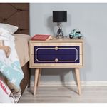 Casa si Gradina - Mobilier - Comode si corpuri - Noptiere - Noptiera, Hanah Home, pal melaminat, stejar sonoma, 60x40x61 cm, 869VEL3515 - Infinity.ro