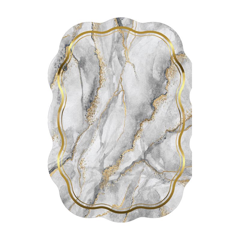 Casa si Gradina - Textile si covoare - Covoare - Covorase intrare - Covoras de intrare, Conceptum Hypnose, gri, 80x150 cm, 100% poliester, antiderapant, 905ANR1707 - Infinity.ro